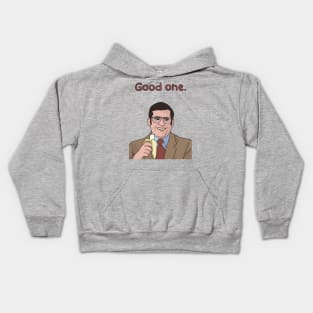 Anchorman, Steve Carrell, Brick Tamland, "Good One" Kids Hoodie